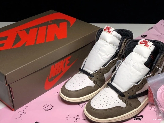 Rep TBK x 1 OG Jordan Scott Travis - Retro Air High 'Mocha' 100 CD4487 0702